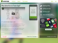 Desktop screenshot for teamappadvertising.com