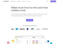 Desktop screenshot for asana.com