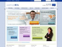 Desktop screenshot for webhost4life.com