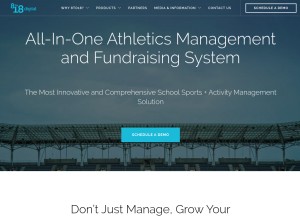How 8to18.com looks like on a tablet such as an iPad.