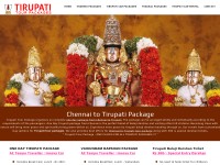 Desktop screenshot for tirupatitourpackage.in