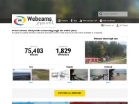 Desktop screenshot for webcams.travel