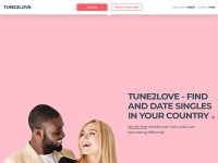 Desktop screenshot for tune2love.com