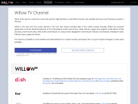 Desktop screenshot for willow.tv