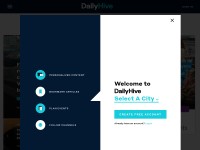 Desktop screenshot for dailyhive.com