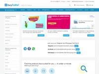Desktop screenshot for buyhatke.com