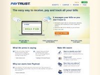 Desktop screenshot for paytrust.com