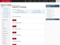 Desktop screenshot for expresstracking.org