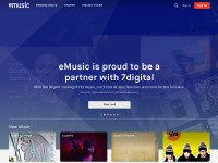 Desktop screenshot for emusic.com