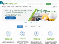 Desktop screenshot for healthwarehouse.com