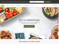 Desktop screenshot for hellofresh.nl