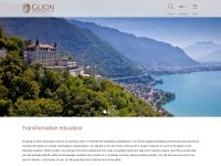 Desktop screenshot for glion.edu