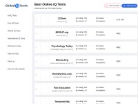 Desktop screenshot for global-iq-tests.com