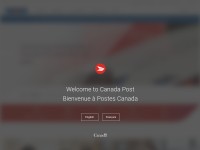 Desktop screenshot for canadapost.ca
