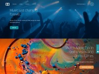 Desktop screenshot for dolby.com