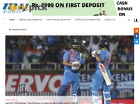 Desktop screenshot for cricpick.in