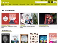 Desktop screenshot for tanum.no