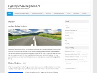 Desktop screenshot for eigenrijschoolbeginnen.nl