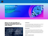 Desktop screenshot for brandedwatchformen.com