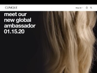 Desktop screenshot for clinique.com