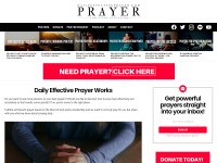Desktop screenshot for dailyeffectiveprayer.org