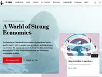 Desktop screenshot for icaew.com