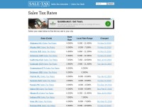 Desktop screenshot for sale-tax.com
