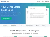 Desktop screenshot for myperfectcoverletter.com