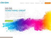 Desktop screenshot for clarizen.com