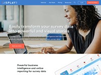 Desktop screenshot for displayr.com