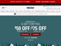 Desktop screenshot for kingsizedirect.com