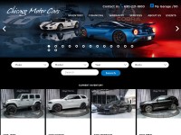 Desktop screenshot for chicagomotorcars.com