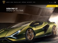 Desktop screenshot for lamborghini.com