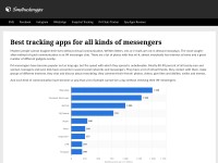 Desktop screenshot for smstrackerapps.com