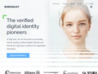 Desktop screenshot for signicat.com