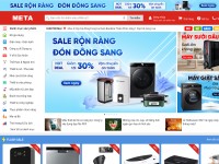 Desktop screenshot for meta.vn