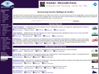 Desktop screenshot for seclists.org