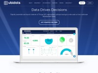 Desktop screenshot for ubidots.com