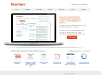 Desktop screenshot for deadlines.com