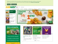 Desktop screenshot for subway.com