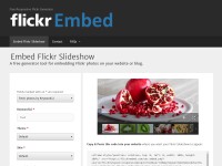 Desktop screenshot for flickrembed.com