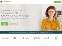 Desktop screenshot for wootric.com