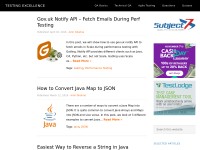 Desktop screenshot for testingexcellence.com