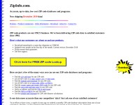 Desktop screenshot for zipinfo.com