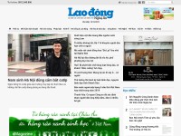 Desktop screenshot for laodongnghean.vn
