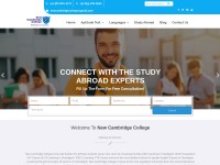 Desktop screenshot for newcambridgecollege.com