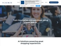 Desktop screenshot for visenze.com