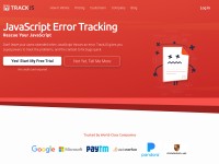 Desktop screenshot for trackjs.com