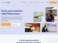Desktop screenshot for flutterwave.com