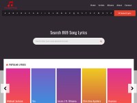 Desktop screenshot for songslyrica.com